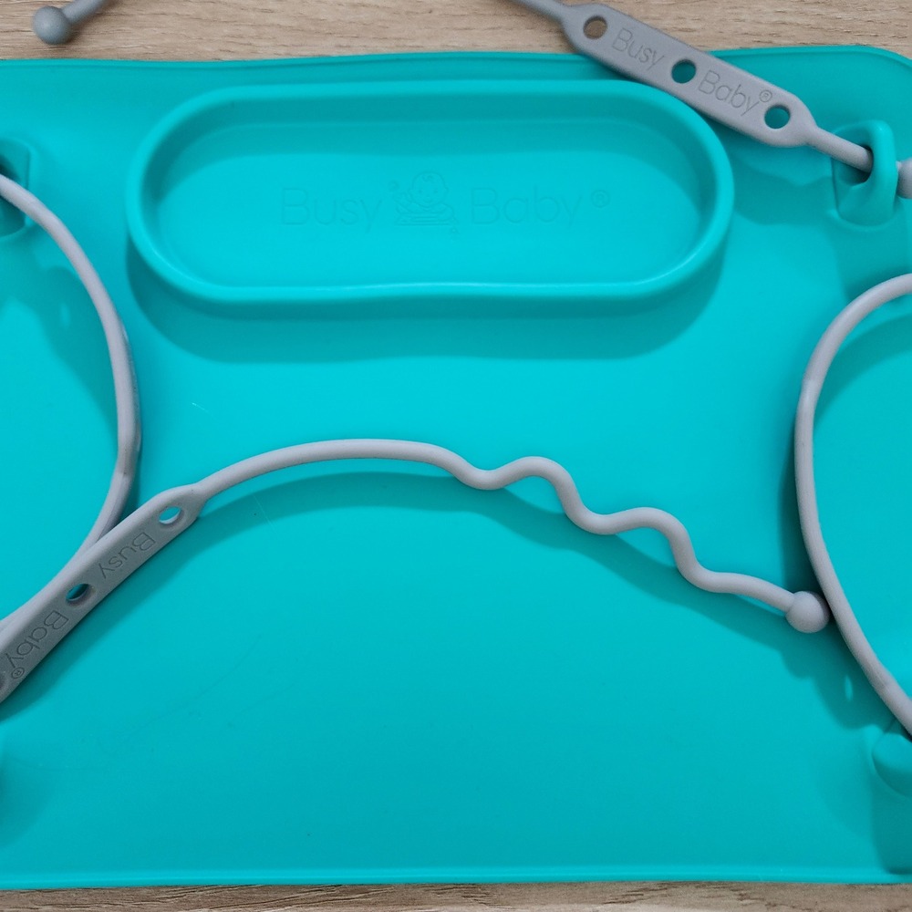 Busy Baby Mat‎ Silicone Suction Toddler Baby Travel Portable Snack Tray - Picture 3 of 7